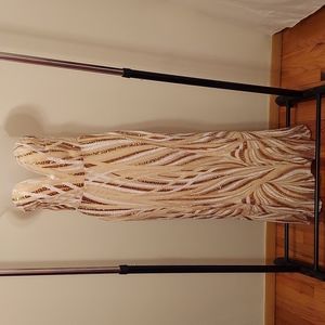 TFNC London Gaynor Maxi Sequins Strapless Maxi Dress Size Medium Size 8 NWT